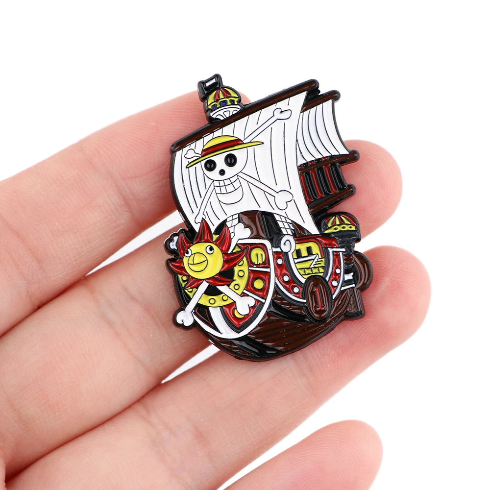 Japanese Anime Cool Cosplay Enamel Pins Cute Pins Zoro Badge Devil