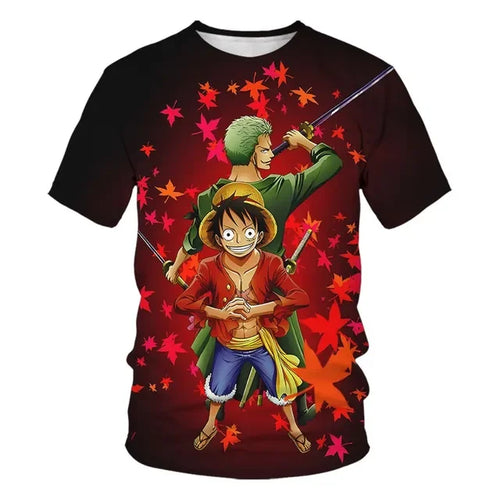 Luffy Gear 5 One Piece T-shirt Kids Boys Girls Clothes Children's